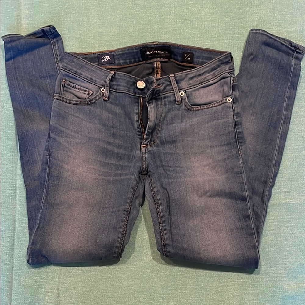 Lucky Brand Women's Blue Jeans- Sasha Super skinny size 4/27